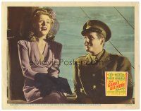 4d427 GANG'S ALL HERE LC '43 romantic close up fo Alice Faye & her soldier lover James Ellison!