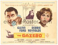 4d055 GAZEBO TC '60 Glenn Ford & Debbie Reynolds are sitting on the perfect crime!