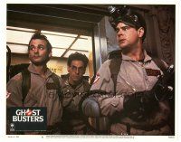 4d438 GHOSTBUSTERS LC #6 '84 close up of Bill Murray, Dan Aykroyd & Harold Ramis in uniforms!