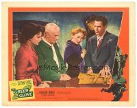 4d456 GREEN GLOVE LC #3 '52 Glenn Ford shows bag to Gerladine Brooks & two others!