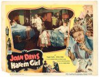 4d470 HAREM GIRL LC '52 Joan Davis & Peggie Castle are frightened at Arab man in their room!