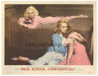 4d483 HIGH SCHOOL CONFIDENTIAL LC #8 '58 Mamie Van Doren watches Sterling comfort bullied Jergens!