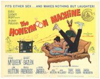 4d076 HONEYMOON MACHINE TC '61 young Steve McQueen has a way to cheat the casino, wacky art!