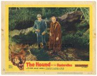 4d497 HOUND OF THE BASKERVILLES LC #2 '59 great image of two men standing in swampy area!