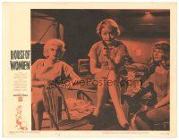 4d501 HOUSE OF WOMEN LC #7 '62 convict Shirley Knight looks at Constance Ford pointing gun!