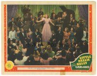 4d583 LITTLE NELLIE KELLY LC '40 crowd watches Judy Garland performing on stage with band!