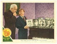 4d593 LOVE LAUGHS AT ANDY HARDY LC #6 '47 Mickey Rooney shows Lewis Stone pictures of girlfriends!