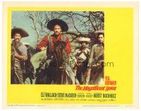 4d601 MAGNIFICENT SEVEN LC #3 '60 c/u of Eli Wallach & bandits, John Sturges' 7 Samurai western!