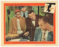 4d607 MAN WITH THE GOLDEN ARM LC #7 '56 Frank Sinatra & Arnold Stang, Otto Preminger drug classic!