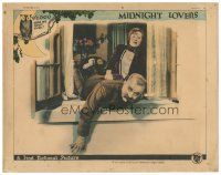 4d617 MIDNIGHT LOVERS LC '26 flying officer Chester Conklin stopped from jumping out of window!