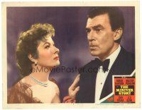 4d623 MINIVER STORY LC #4 '50 best close up of pretty Greer Garson & Walter Pidgeon in tuxedo!