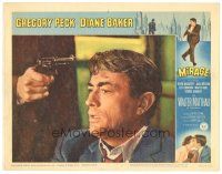 4d625 MIRAGE LC #6 '65 best close up of Gregory Peck with gun pointed at his head!