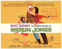 4d100 MISADVENTURES OF MERLIN JONES TC '64 Disney, wacky art of Annette Funicello, Kirk & chimp