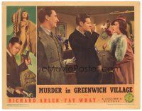 4d640 MURDER IN GREENWICH VILLAGE LC '37 man laughs at sexy Fay Wray about to slap Richard Arlen!