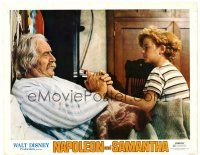 4d660 NAPOLEON & SAMANTHA LC '72 close up of Johnny Whitaker talking to Will Geer on bed!
