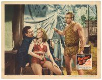 4d666 NIGHTMARE ALLEY LC #8 '47 Tyrone Power with sexy carnival girl Coleen Gray & Mike Mazurki!