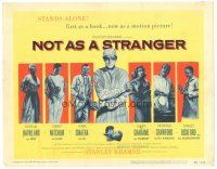 4d107 NOT AS A STRANGER TC '55 doctor Robert Mitchum, Olivia De Havilland, Frank Sinatra