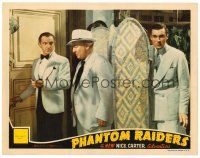 4d697 PHANTOM RAIDERS LC '40 Walter Pidgeon as detective Nick Carter eavesdropping, Tourneur!