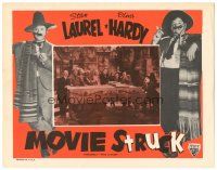 4d704 PICK A STAR LC R40s Stan Laurel & cast sing as Oliver Hardy plays giant piano, Movie Struck!