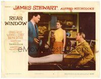 4d739 REAR WINDOW LC #5 '54 Alfred Hitchcock, Wendell Corey talks to Grace Kelly & Jimmy Stewart!