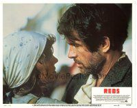 4d743 REDS LC #7 '81 best close up of Warren Beatty as John Reed & Diane Keaton in Russia!