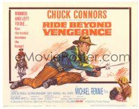 4d126 RIDE BEYOND VENGEANCE TC '66 Chuck Connors, the new giant of western adventure!