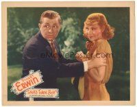 4d830 SMALL TOWN BOY LC '37 great close up of pretty Joyce Compton smiling at Stuart Erwin!