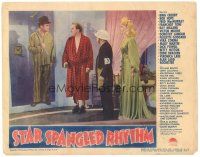 4d857 STAR SPANGLED RHYTHM LC '43 Marion Martin & William Bendix look at Bob Hope in shower!
