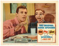 4d865 STOP LOOK & LAUGH LC #2 '60 great close up of Paul Winchell & his dummy Jerry Mahoney!