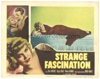 4d868 STRANGE FASCINATION LC '52 best full-length portrait of sexy bad girl Cleo Moore!