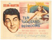4d151 TEN THOUSAND BEDROOMS TC '57 art of Dean Martin & sexy Anna Maria Alberghetti in bed!