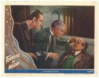 4d896 TERROR BY NIGHT LC '46 Basil Rathbone is Sherlock Holmes & Nigel Bruce as Watson with Hoey!