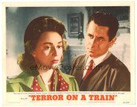 4d921 TIME BOMB LC #2 '53 Terror on a Train, close up of Glenn Ford & Anne Vernon!