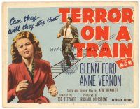 4d161 TIME BOMB TC '53 Terror on a Train, Glenn Ford & Anne Vernon in explosive action!