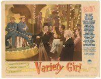 4d953 VARIETY GIRL LC #5 '47 William Demarest & crowd watch Bob Hope & Bing Crosby on display!