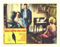 4d957 WALK ON THE WILD SIDE LC '62 close up of Laurence Harvey, Capucine & Anne Baxter!