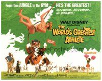 4d185 WORLD'S GREATEST ATHLETE TC '73 Walt Disney, Jan-Michael Vincent goes from jungle to gym!