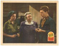 4d997 YOUTH WILL BE SERVED LC '40 close up of Jane Darwell between Jane Withers & Joe Brown Jr.!