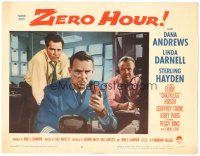 4d998 ZERO HOUR LC #6 '57 great c/u of Sterling Hayden in control tower, parodied in Airplane!
