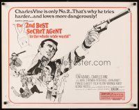 4f179 2nd BEST SECRET AGENT 1/2sh '65 English spy spoof starring Tom Adams as Charles Vine!
