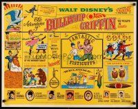 4f188 ADVENTURES OF BULLWHIP GRIFFIN 1/2sh '67 Disney, beautiful belles, mountain ox battle!
