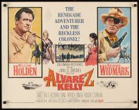 4f197 ALVAREZ KELLY 1/2sh '66 renegade adventurer William Holden & reckless Richard Widmark!