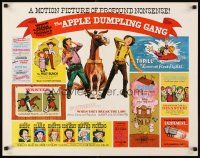 4f204 APPLE DUMPLING GANG 1/2sh '75 Disney, Don Knotts in the motion picture of profound nonsense!