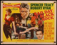 4f212 BAD DAY AT BLACK ROCK style A 1/2sh '55 Tracy tries to find out what happened to Kamoko!