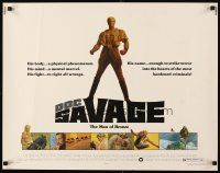 4f304 DOC SAVAGE 1/2sh '75 Ron Ely is The Man of Bronze, written by George Pal!