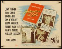 4f394 IMITATION OF LIFE style S 1/2sh '59 Lana Turner, Sandra Dee, from Fannie Hurst novel!