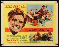 4f397 INDIAN FIGHTER 1/2sh R60 Kirk Douglas attacking Native American Indian with hatchet!