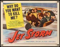 4f409 JET STORM 1/2sh '61 passengers ask Richard Attenborough why he has a bomb on the plane!