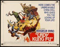4f432 LADY KUNG FU 1/2sh '72 the unbreakable China doll who gives you the licking of your life!