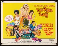 4f433 LAS VEGAS LADY 1/2sh '75 sexy art of gambling gangster gals, it's easy to steal a million!